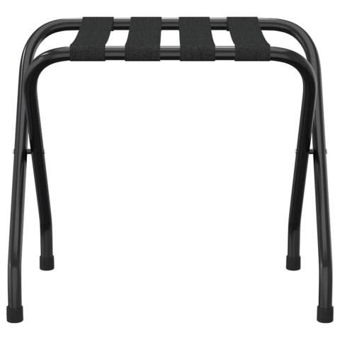 STOJAK NA BAGAŻ CZARNY 56X40X49CM