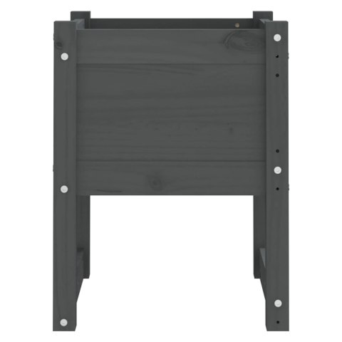 DONICE 2SZT SZARE 40X40X52,5CM DREWNO SOSNOWE