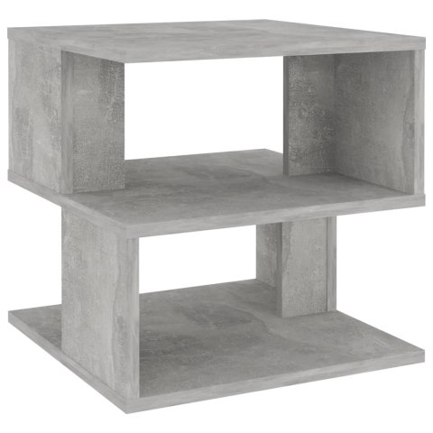 STOLIK BOCZNY SZARY BETON 40X40X40CM