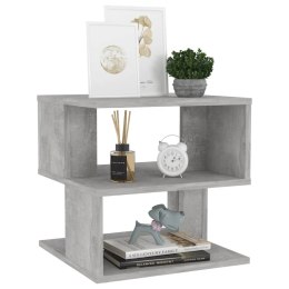 STOLIK BOCZNY SZARY BETON 40X40X40CM