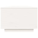 STOLIK KAWOWY BIAŁY 80X50X35,5CM LITE DREWNO SOSNOWE
