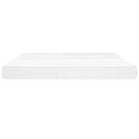 MATERAC KIESZENIOWY BIAŁY 180X200X20CM SZTUCZNA SKÓRA