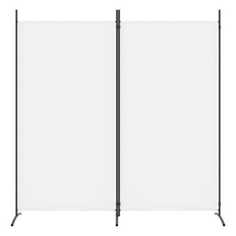 PARAWAN POKOJOWY 2-PANELOWY BRĄZOWY 175X180CM TKANINA