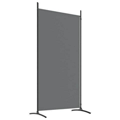 PARAWAN POKOJOWY 2-PANELOWY ANTRACYTOWY 175X180CM TKANINA