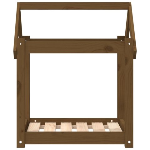 LEGOWISKO DLA PSA MIODOWY BRĄZ 61X50X70CM LITA SOSNA