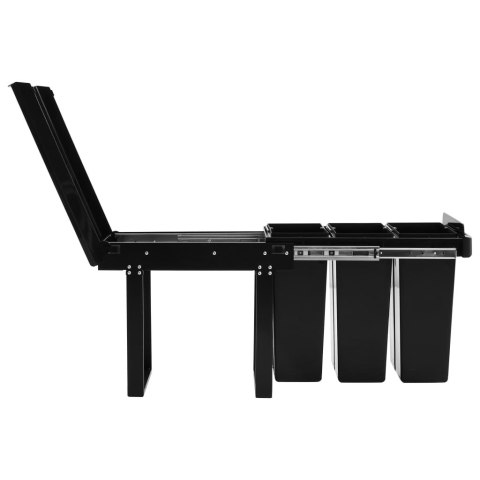 KUCHENNY KOSZ NA ŚMIECI WYSUWANY CICHE ZAMYKANIE 36 L