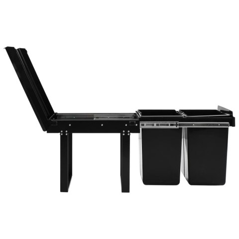 KUCHENNY KOSZ NA ŚMIECI WYSUWANY CICHE ZAMYKANIE 48 L