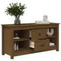 SZAFKA POD TELEWIZOR MIODOWA 103X36,5X52CM DREWNO SOSNOWE