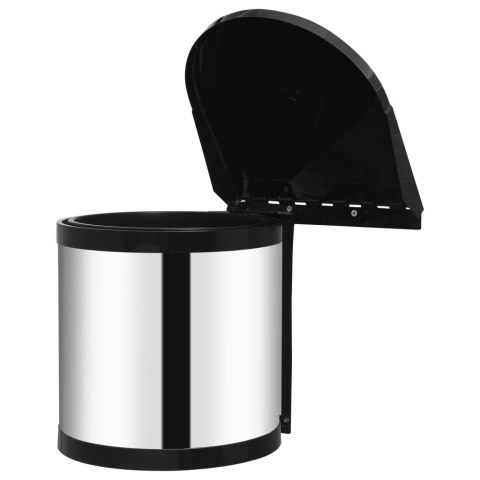 KOSZ NA ŚMIECI DO ZABUDOWY STAL NIERDZEWNA 8 L