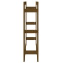 STOJAK NA DREWNO OPAŁOWE MIODOWY BRĄZ 100X25X100CM LITE SOSNOWE