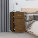 SZAFKA NOCNA MIODOWY BRĄZ 40X40X75CM DREWNO SOSNOWE