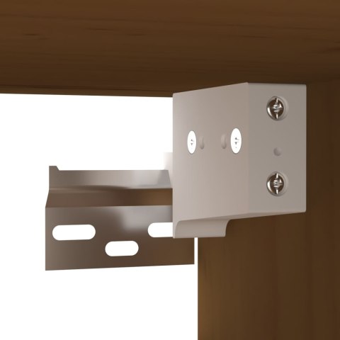 SZAFKA ŚCIENNAMIODOWY BRĄZ 315X30X30CM SOSNA