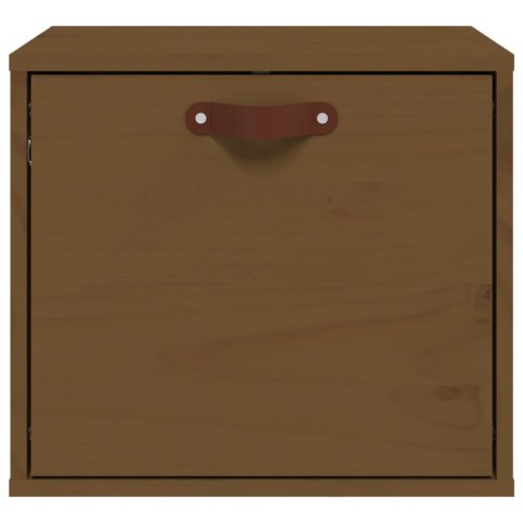 SZAFKA ŚCIENNAMIODOWY BRĄZ 40X30X35CM DREWNO SOSNOWE