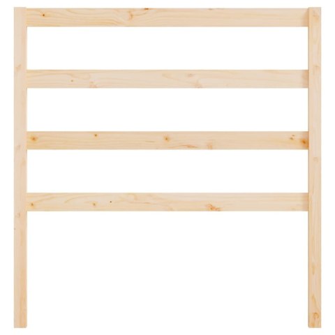 WEZGŁOWIE ŁÓŻKA 95X4X100CM LITE DREWNO SOSNOWE