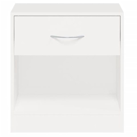 2 SZAFKI NOCNE Z SZUFLADĄ BIAŁE
