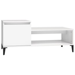 STOLIK KAWOWY BIAŁY 100X50X45CM