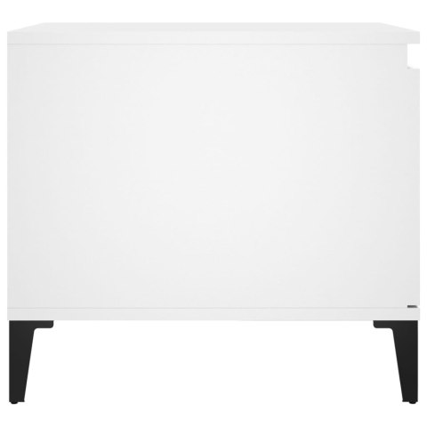 STOLIK KAWOWY BIAŁY 100X50X45CM