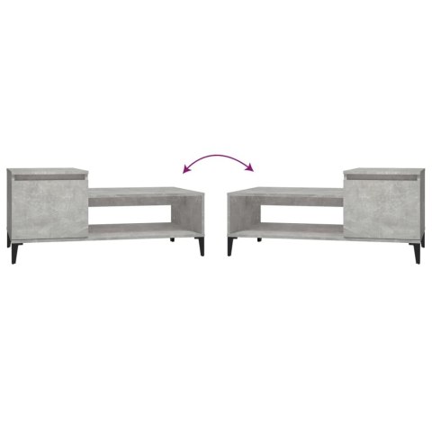 STOLIK KAWOWY SZARY BETON 100X50X45CM