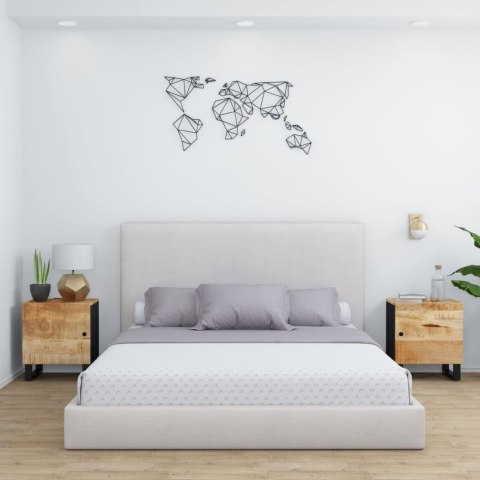 SZAFKI NOCNE 2 SZT. 40X33X46CM DREWNO MANGO