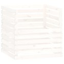 KOMPOSTOWNIK BIAŁY 80X80X78CM DREWNO SOSNOWE