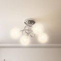 LAMPA SUFITOWA Z DRUCIANYMI KLOSZAMI 4 ŻARÓWKI LED G9