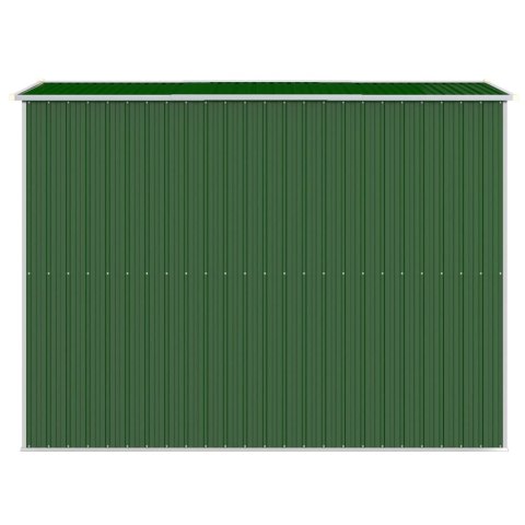 SZOPA OGRODOWA ZIELONA 192X274X223CM STAL GALWANIZOWANA