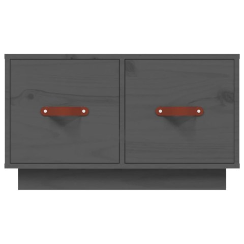 STOLIK KAWOWY SZARY 60X53X35CM DREWNO SOSNOWE