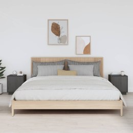 SZAFKI NOCNE 2 SZT. SZARE 40X34X45CM LITE DREWNO SOSNOWE