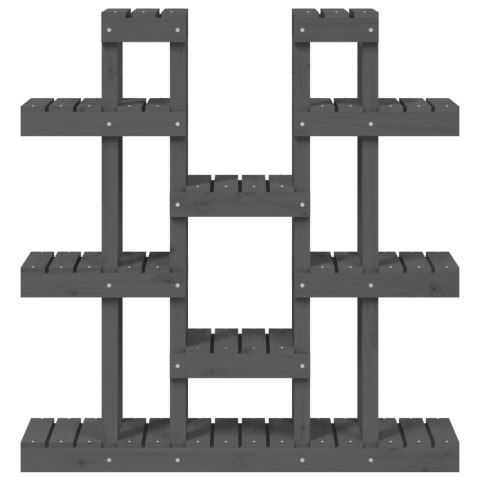 KWIETNIK SZARY 104,5X25X109,5CM DREWNO SOSNOWE