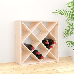 SZAFKA NA WINO 62X25X62CM DREWNO SOSNOWE