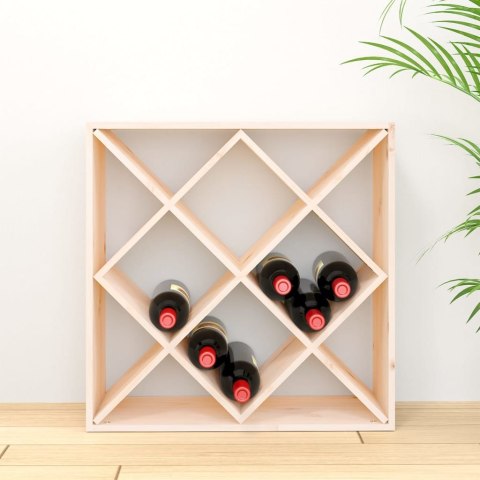 SZAFKA NA WINO 62X25X62CM DREWNO SOSNOWE