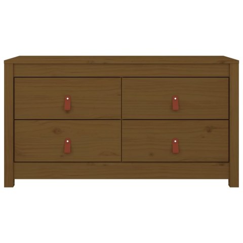 KOMODAMIODOWY BRĄZ 100X40X54CM DREWNO SOSNOWE