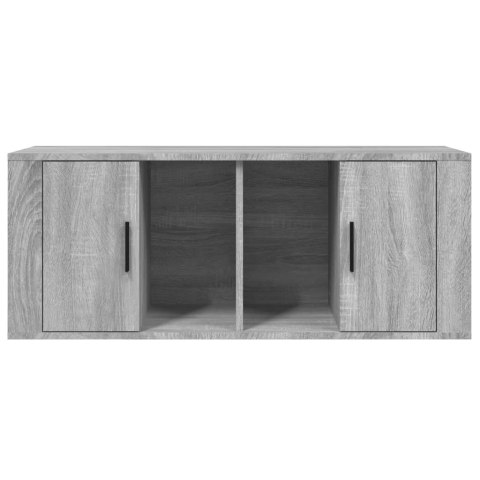 SZAFKA POD TELEWIZOR SZARY DĄB SONOMA 100X35X40CM
