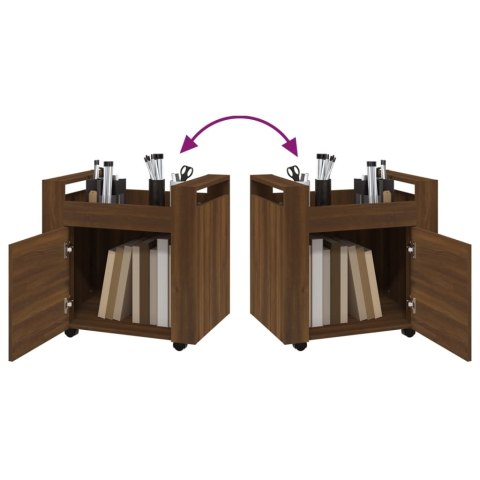 PÓŁKA POD BIURKO BRĄZOWY DĄB 60X45X60CM