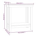 STÓŁ ROBOCZY 80X50X80CM DREWNO SOSNOWE