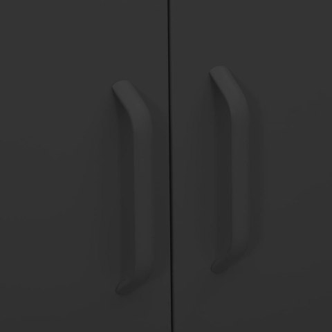 SZAFKA ANTRACYTOWA 80X35X101,5CM STALOWA