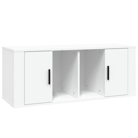 SZAFKA POD TV BIAŁA 100X35X40CM