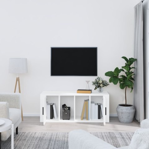 SZAFKA POD TV BIAŁA 100X35X40CM