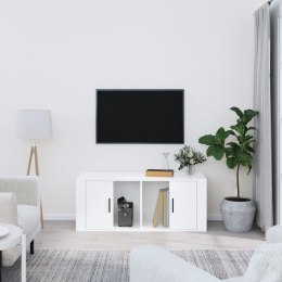 SZAFKA POD TV POŁYSK BIAŁA 100X35X40CM
