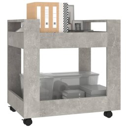 PÓŁKA POD BIURKO BETONOWA SZAROŚĆ 60X45X60CM