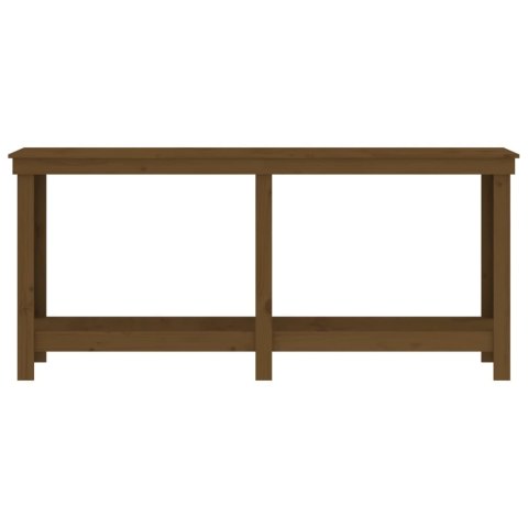 STÓŁ ROBOCZY MIODOWY BRĄZ 180X50X80CM DREWNO SOSNOWE