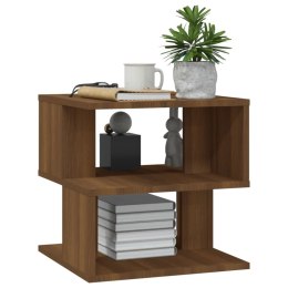 STOLIK BOCZNY BRĄZOWY DĄB 40X40X40CM