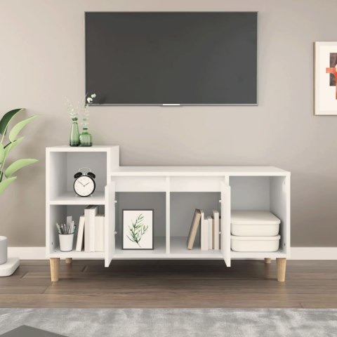 SZAFKA POD TV BIAŁA 100X35X55CM