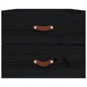 WISZĄCA SZAFKA NOCNA CZARNA 50X36X40CM