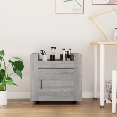 PÓŁKA POD BIURKO SZARY DĄB SONOMA 60X45X60CM