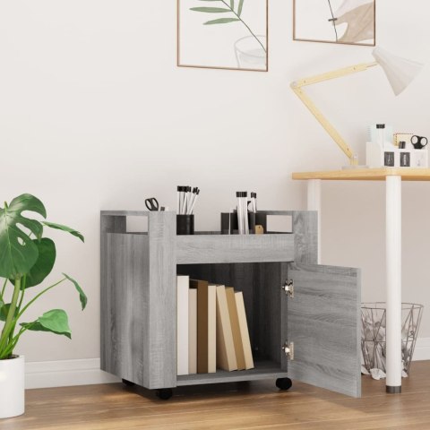 PÓŁKA POD BIURKO SZARY DĄB SONOMA 60X45X60CM