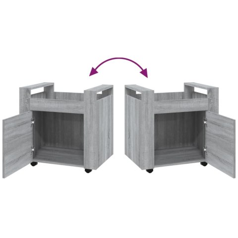 PÓŁKA POD BIURKO SZARY DĄB SONOMA 60X45X60CM