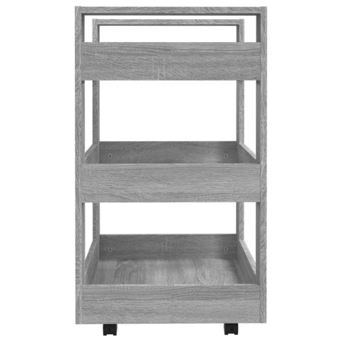 WÓZEK KUCHENNY SZARY DĄB SONOMA 60X45X80CM