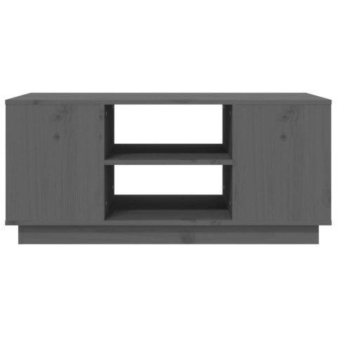 STOLIK KAWOWY SZARA 90X49X405CM DREWNO SOSNOWE