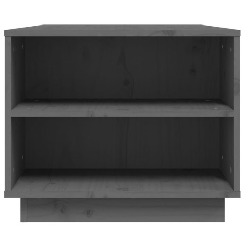 STOLIK KAWOWY SZARA 90X49X405CM DREWNO SOSNOWE